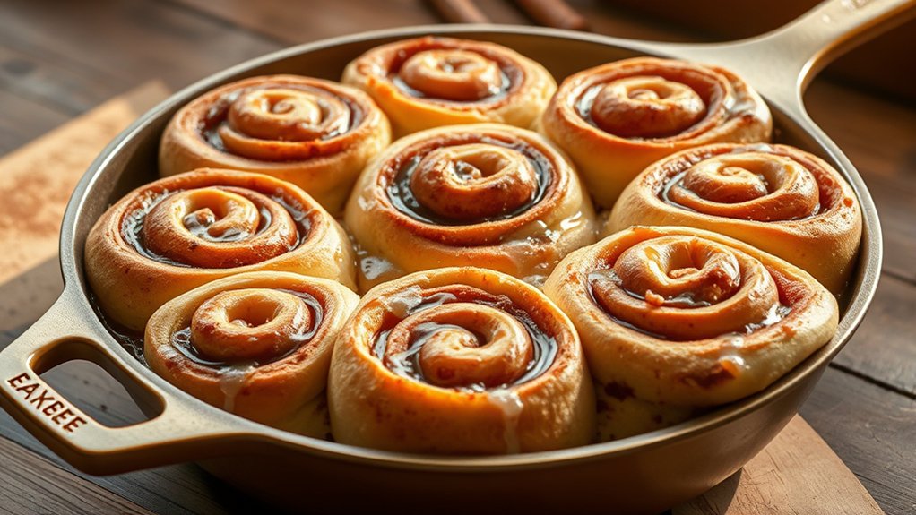 Can I Bake Cinnamon Rolls in a Cast Iron Skillet