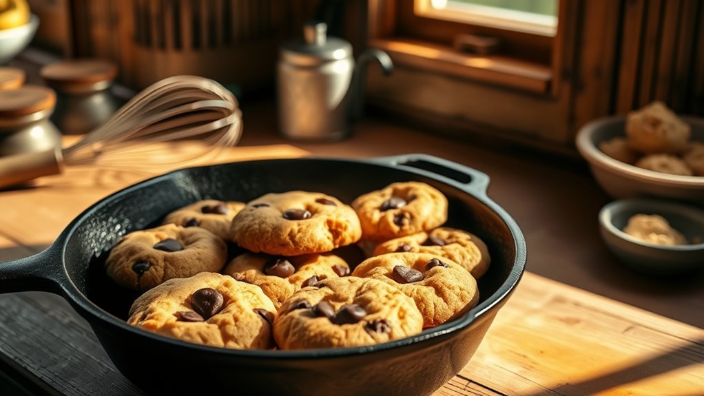 bake cookies in skillet