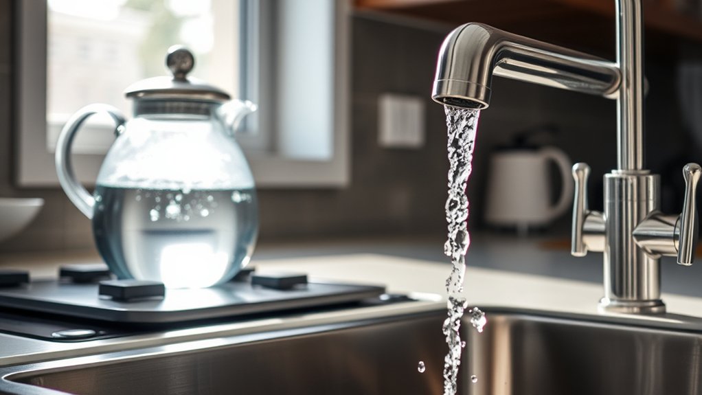 boiling faucet water safe