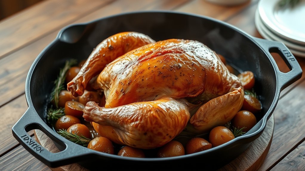 brined seasoned seared roasted