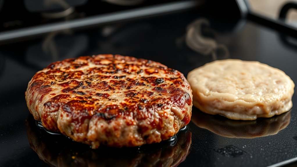 burger thickness impacts cooking