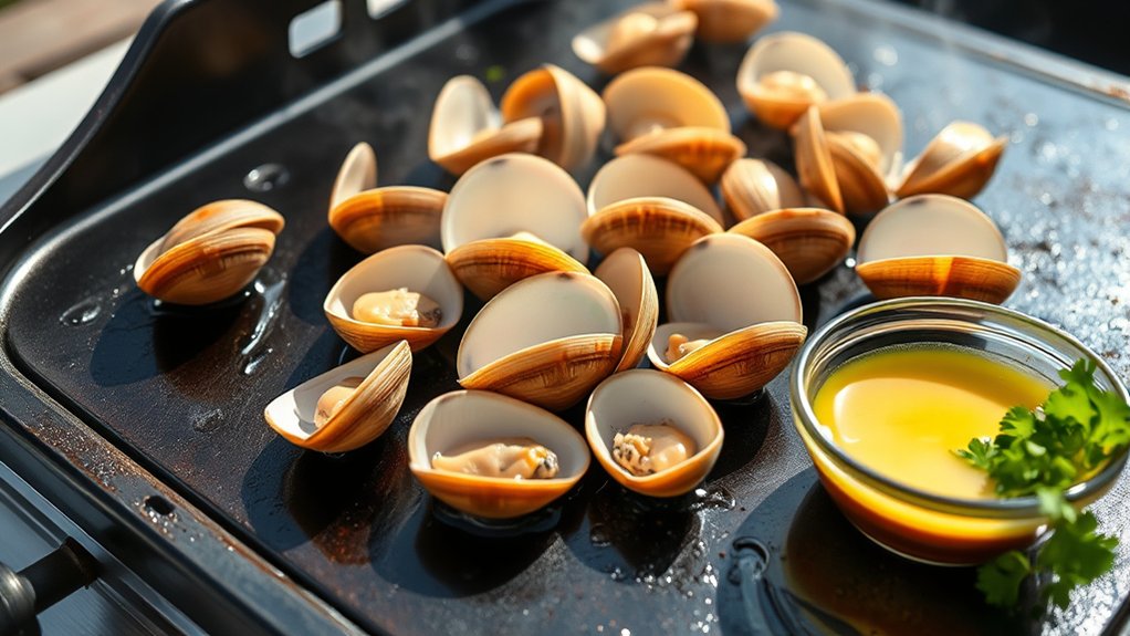 clean soak season grill