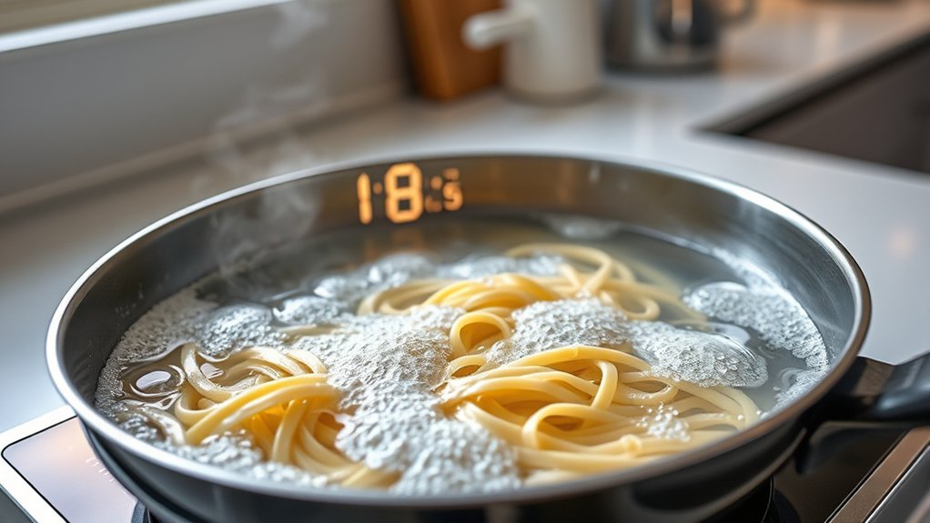 consistent heating for pasta