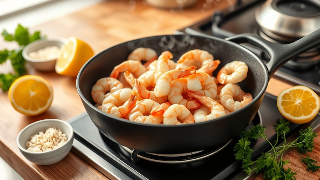 cook frozen shrimp correctly