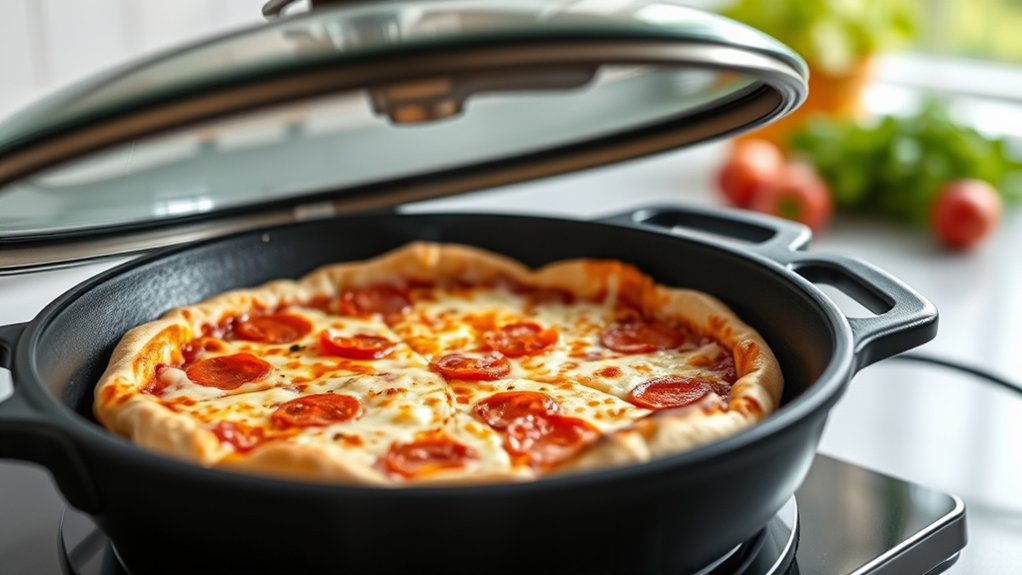 cooking frozen pizza easily