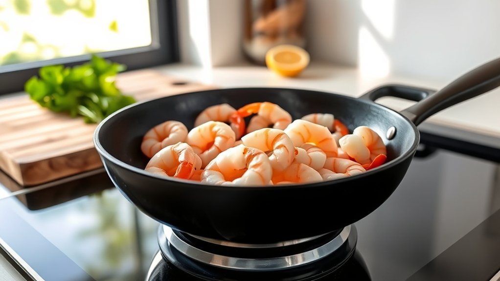 Can I Cook Frozen Shrimp in a Skillet