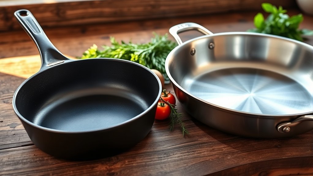 cookware material and shape