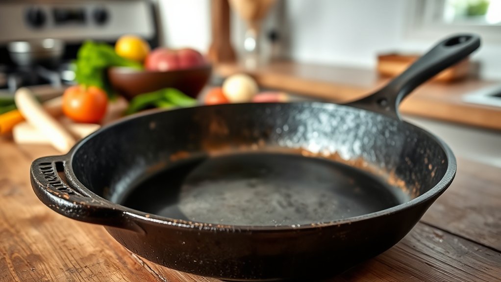 cracked skillet poses dangers