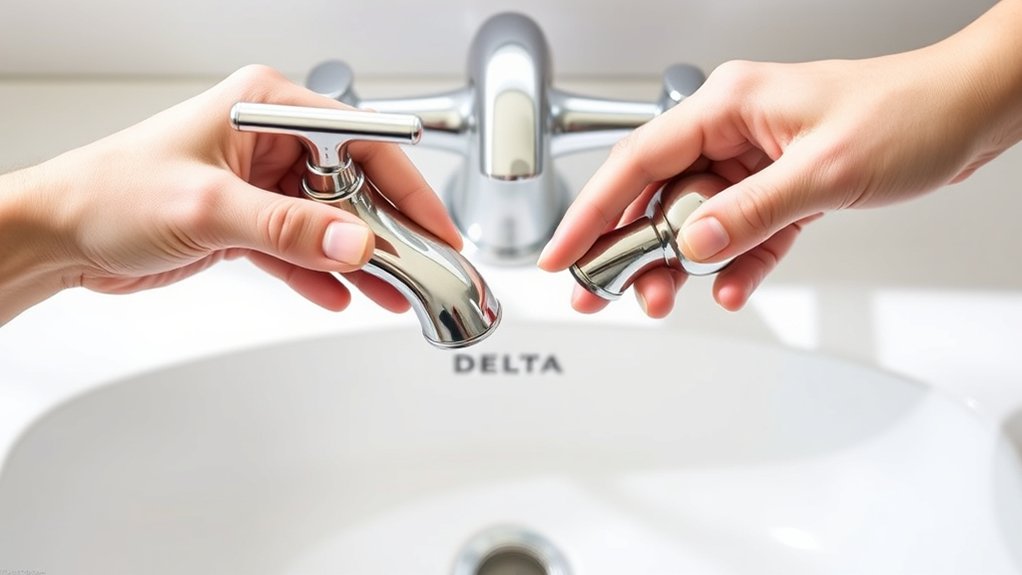 delta faucet handle compatibility