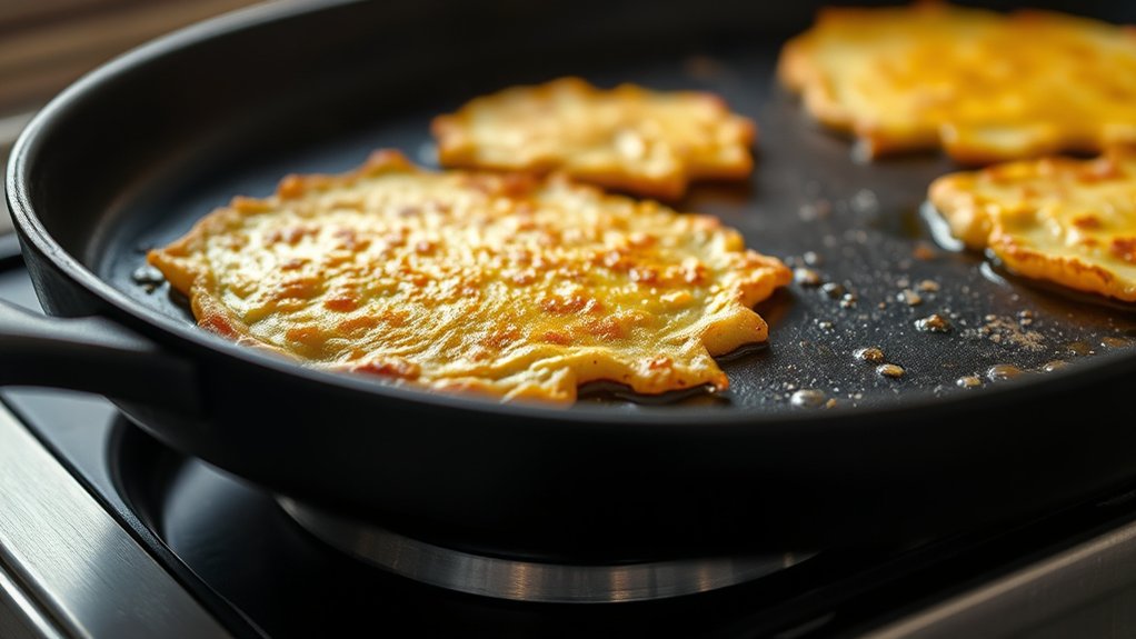 evenly preheat your griddle
