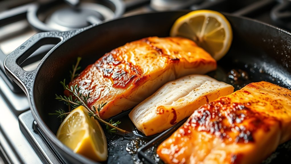 firm fish for skillet