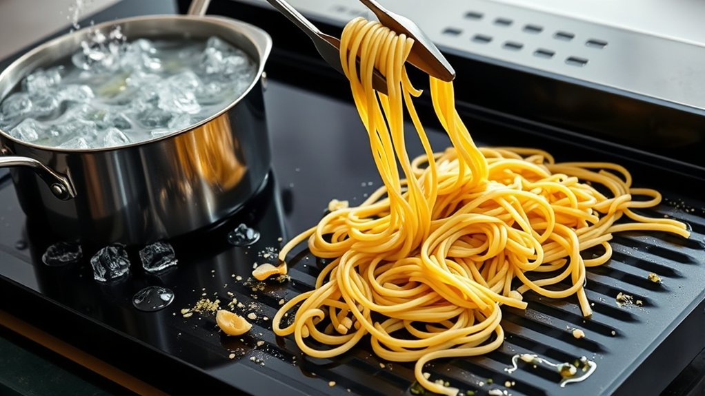 griddle and pot pasta method