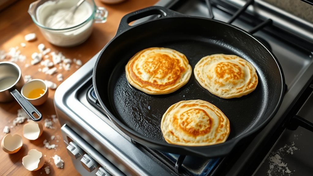 griddle baking temperature adjustments