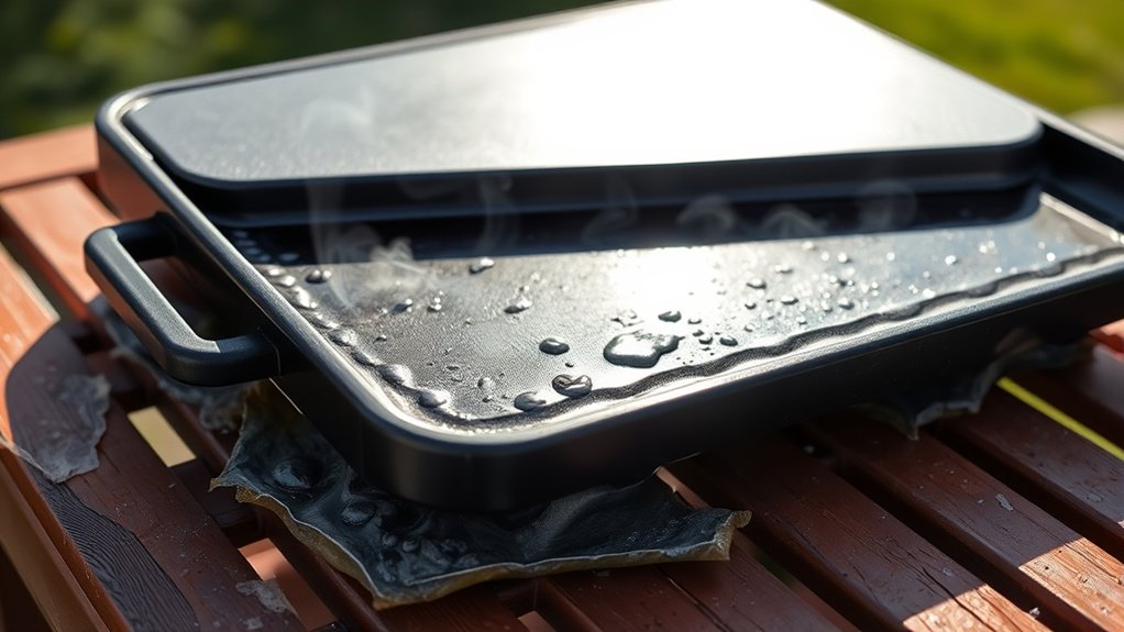 heat damage to plastic