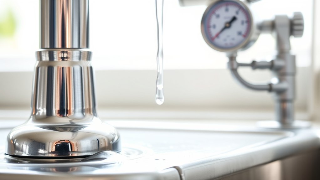 high water pressure effects