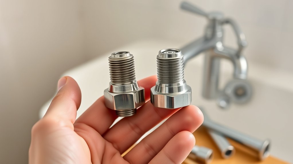 identify bathtub faucet stem
