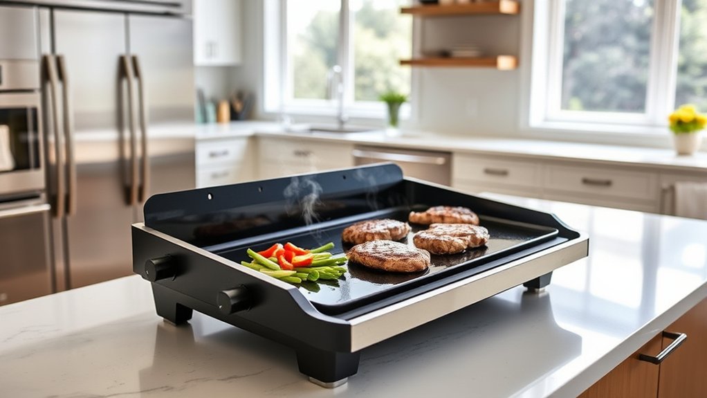 indoor griddle safety precautions