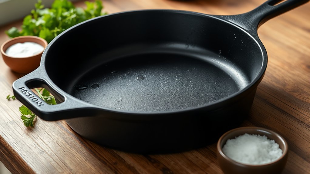 initial cleaning and seasoning