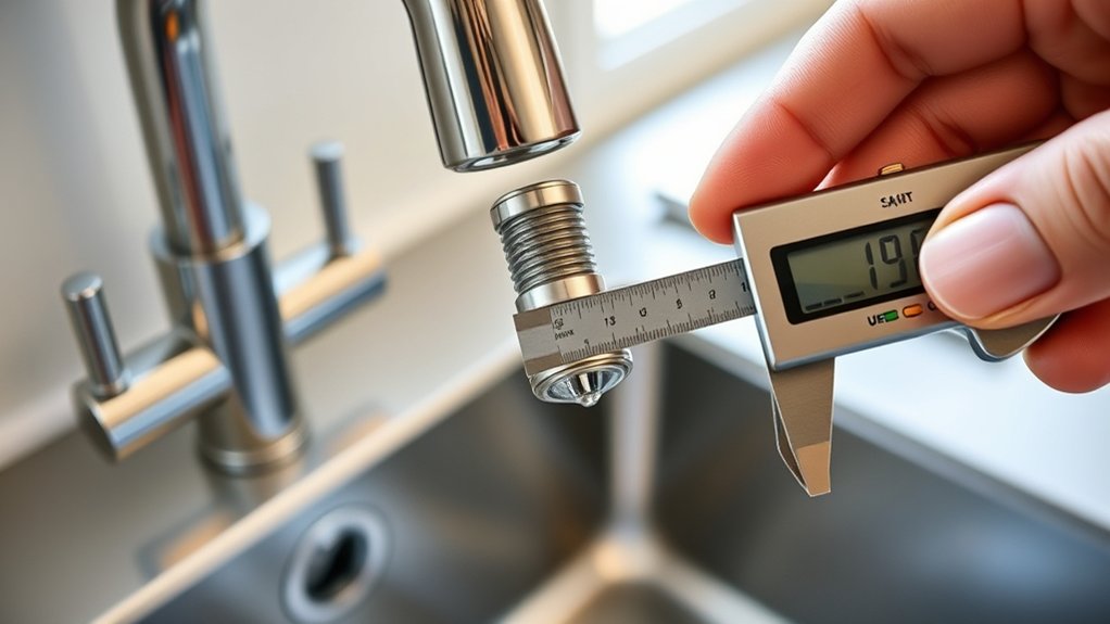 measure faucet aerator size
