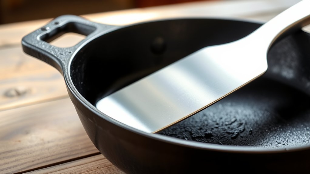 Can I Use Metal Spatula on Cast Iron Skillet