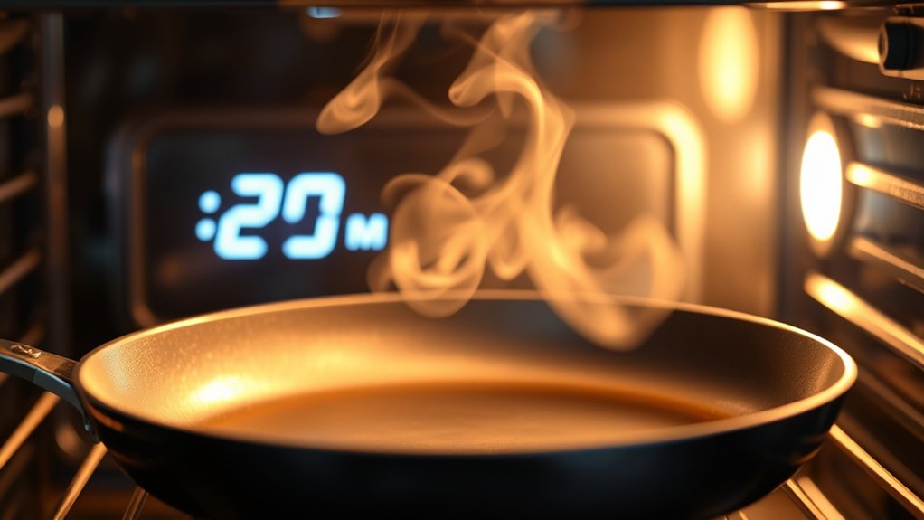 overheating damages non stick skillet