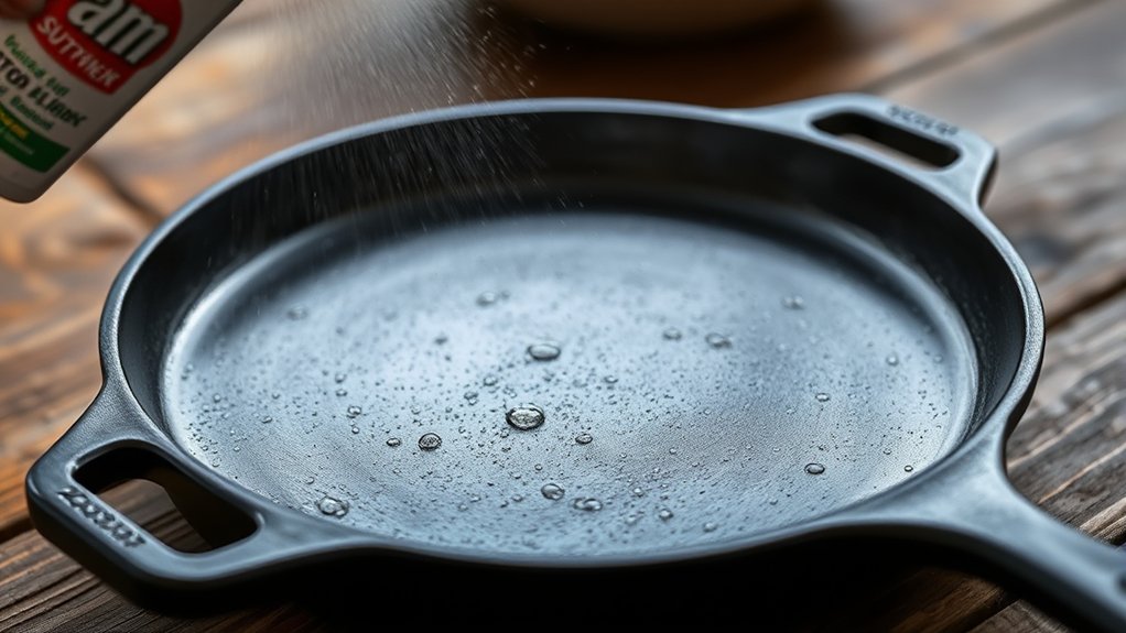 pam residue affects seasoning