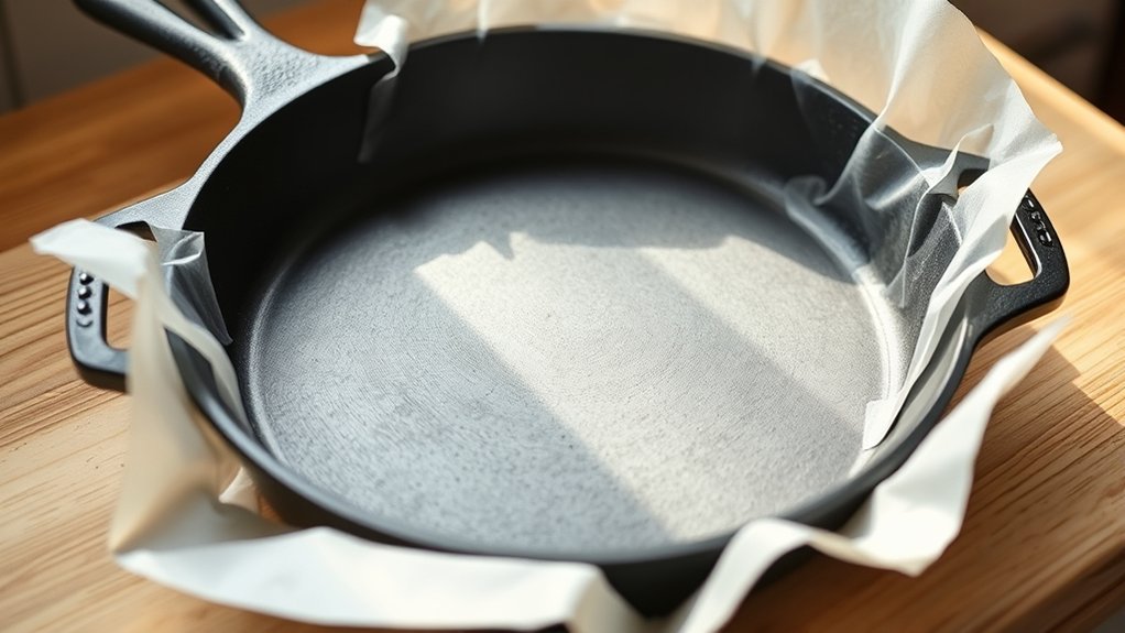 Can I Use Parchment Paper in Cast Iron Skillet