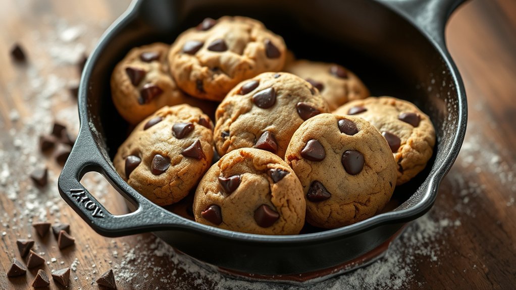 perfect skillet cookie baking