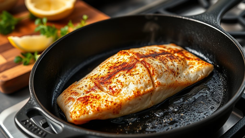 perfectly cook fish cast iron