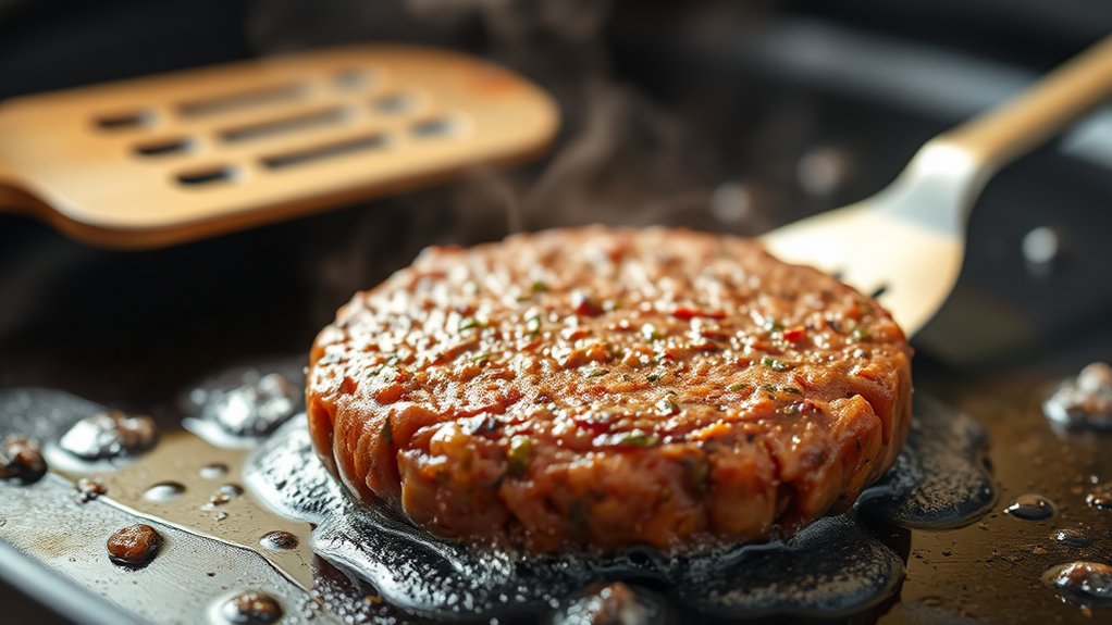 perfectly cooked juicy burgers