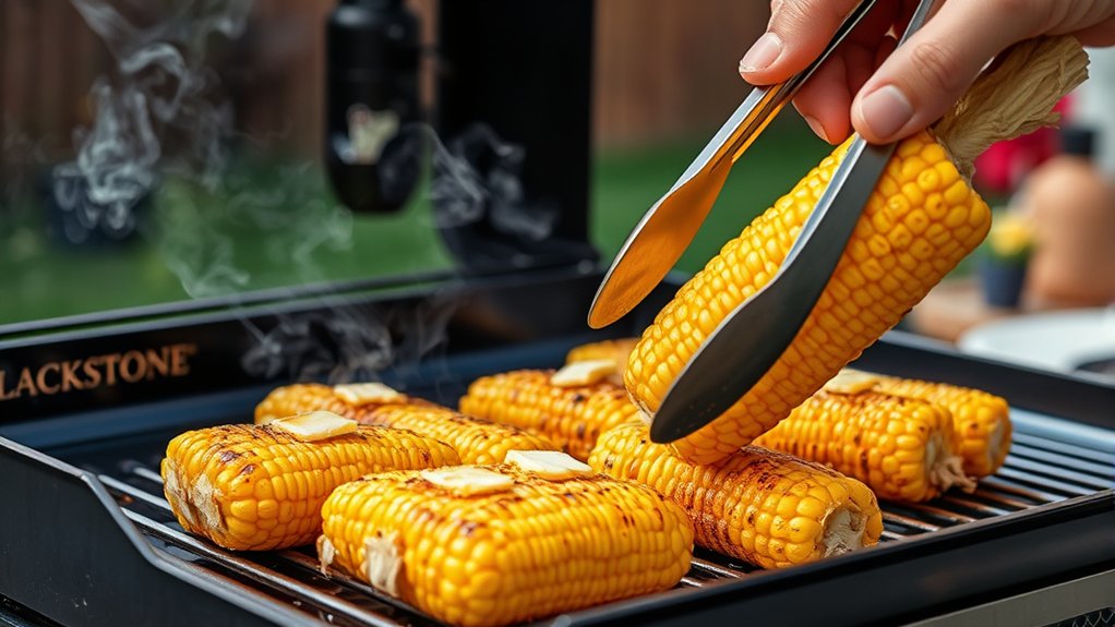 prepare corn for grilling