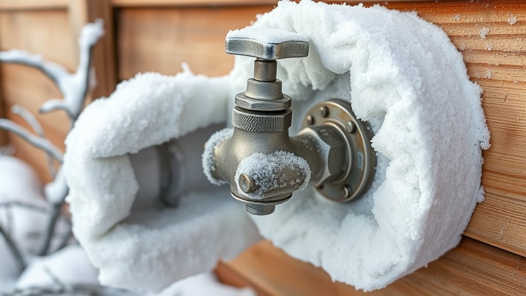 prevent frozen outdoor pipes