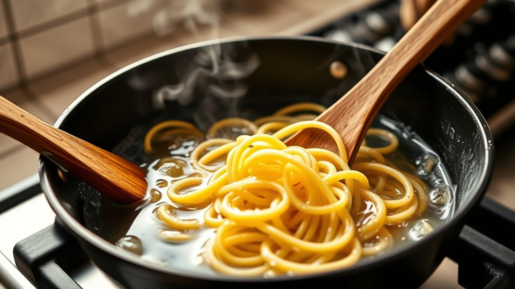 prevent pasta sticking tips