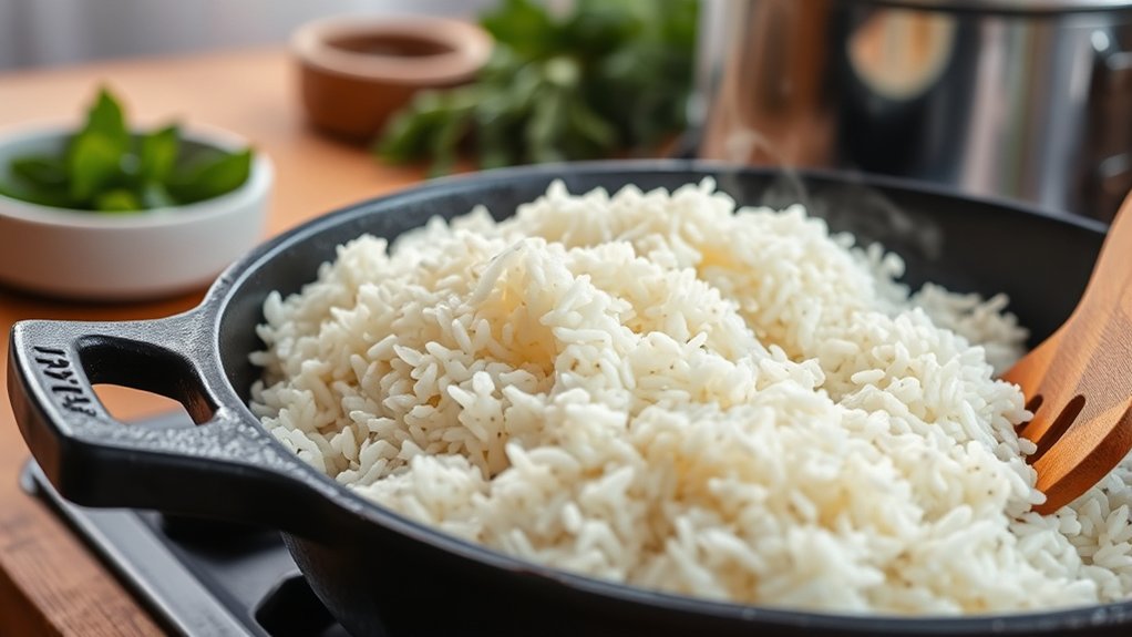 prevent rice sticking tips