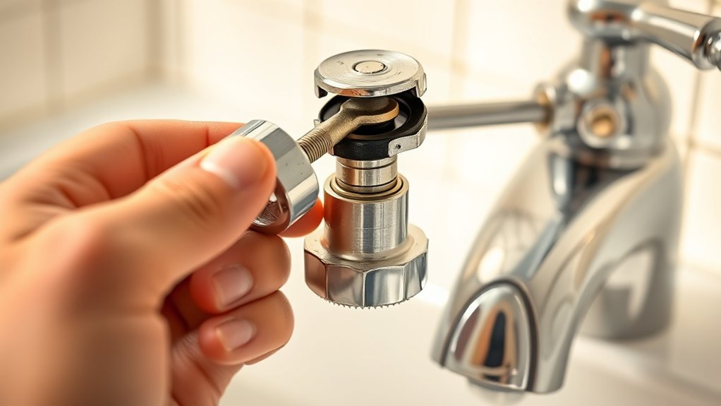 remove faucet handles carefully