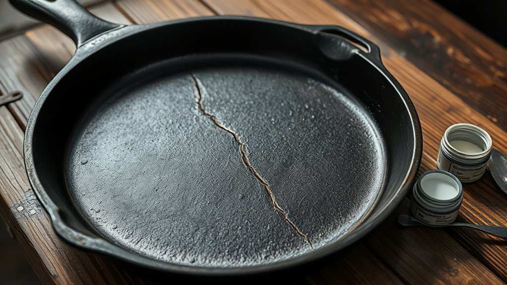 Can a Cracked Cast Iron Skillet Be Repaired