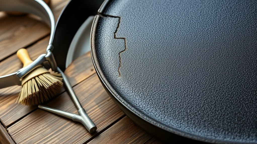 repairing cracked cast iron