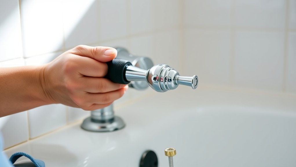 replace bathtub faucet handles