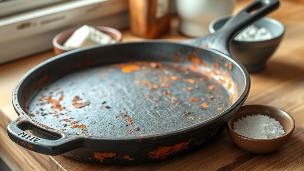 Can a Rusty Cast Iron Skillet Be Saved