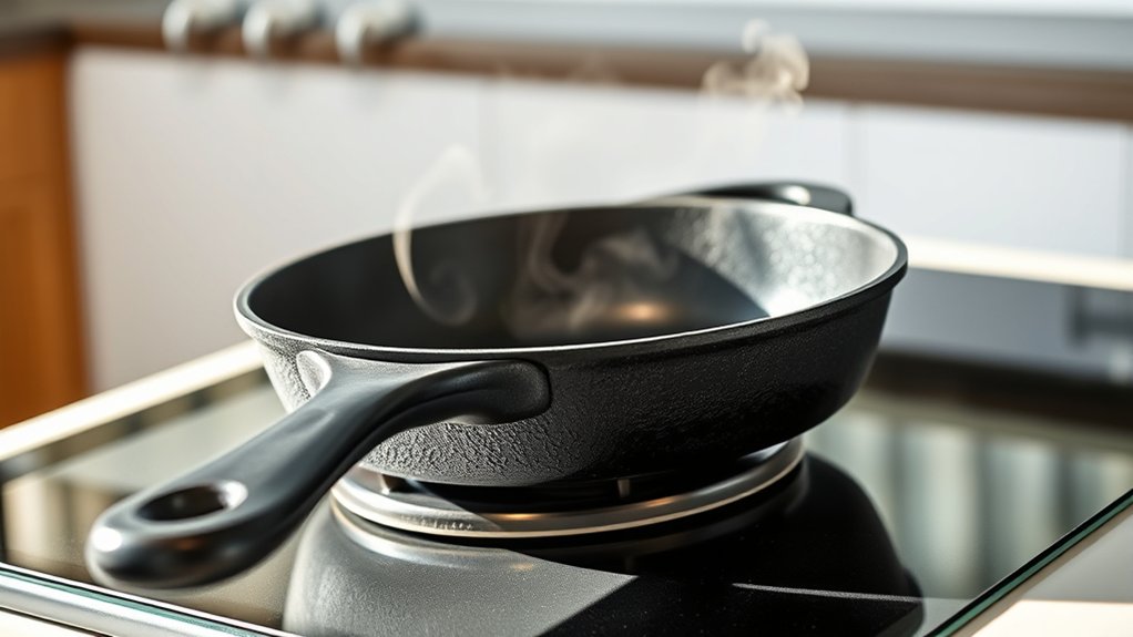 safe cast iron cooking