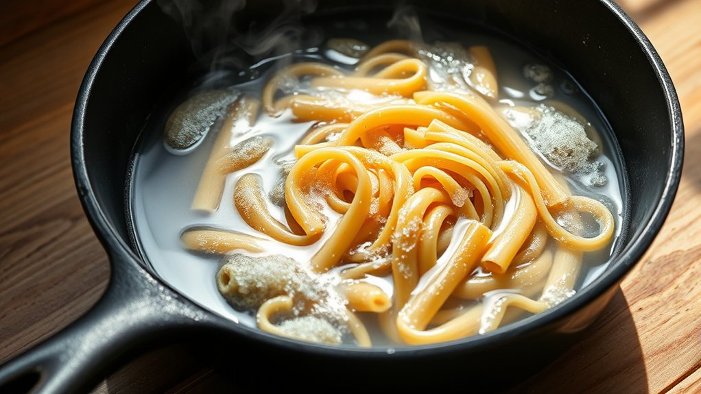 safe pasta cooking precautions