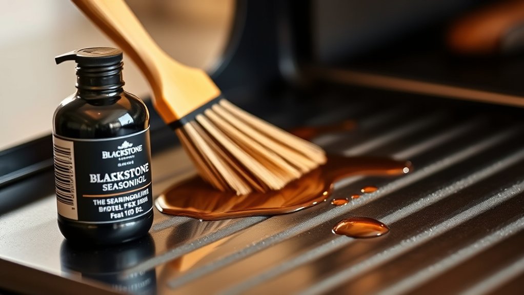 season blackstone griddle properly