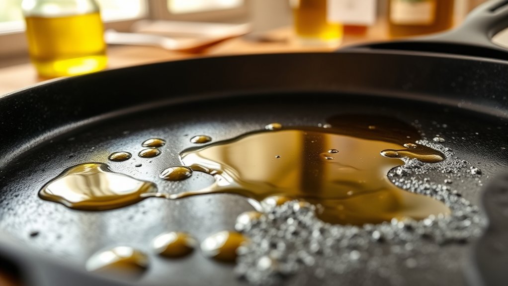 seasoning a griddle properly