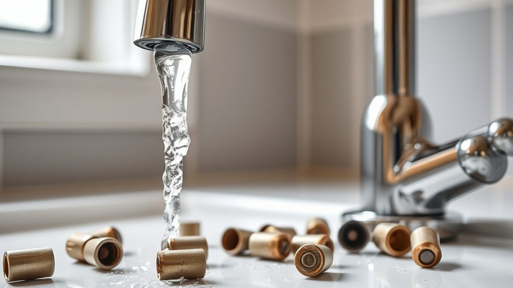 signs of faucet cartridge issues