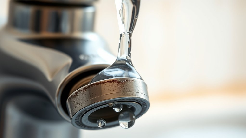 signs of faucet clogging