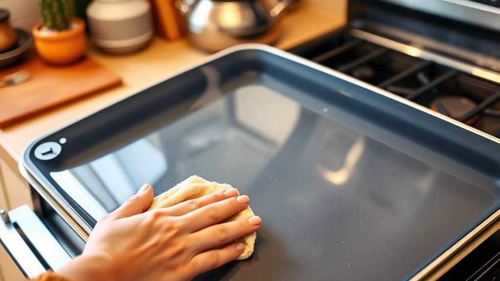 silicone covers simplify griddle cleaning