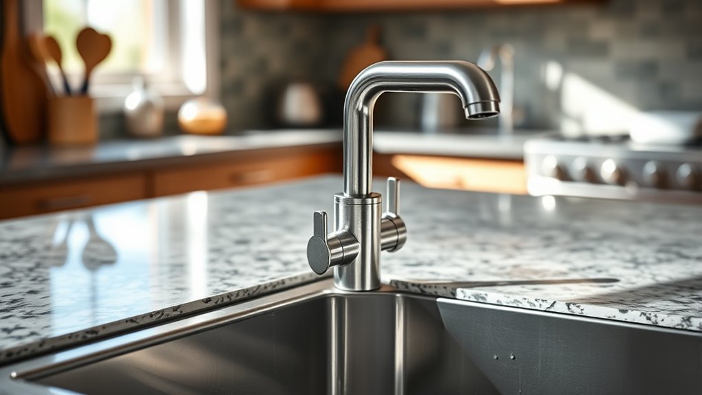 simple kitchen faucet installation