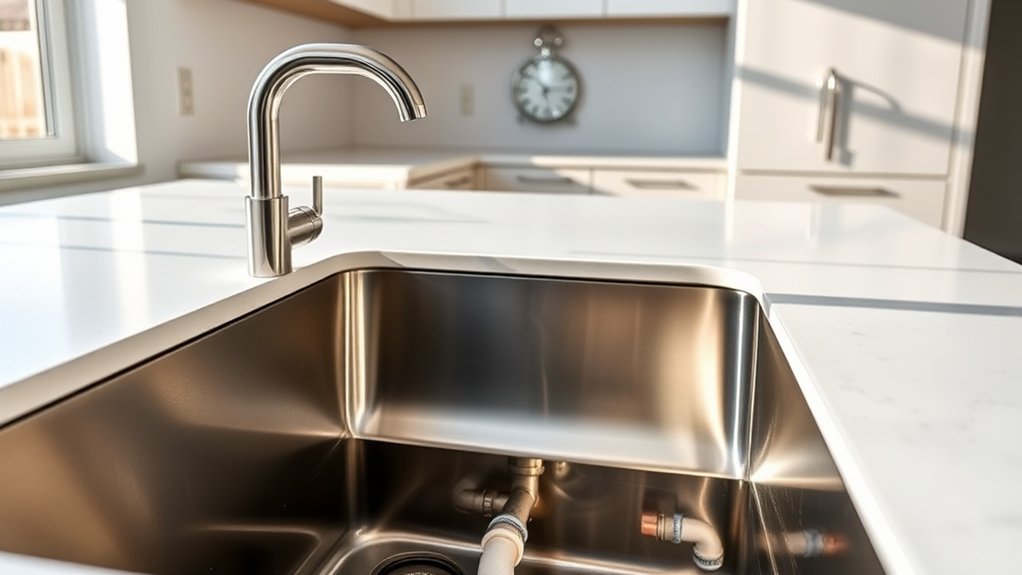 sink preparation for faucet installation