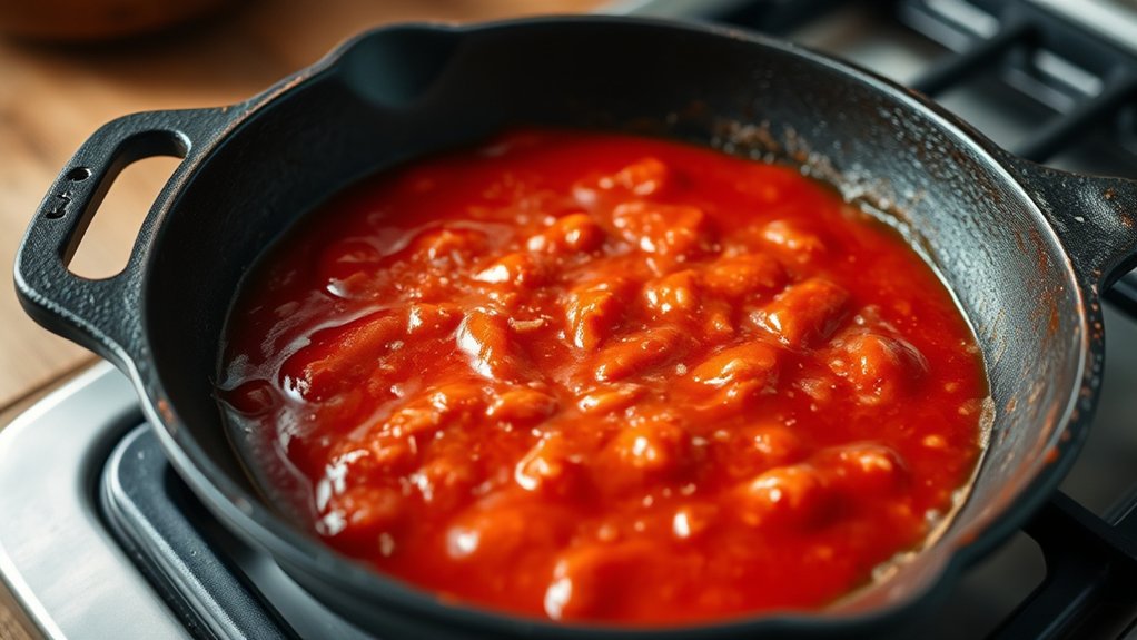tomato acidity affects seasoning