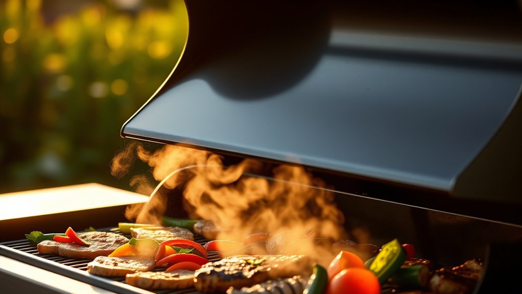 use hood for thicker foods